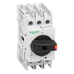 VLS3P063R1 – Disconnect switch, TeSys VLS, body switch, 60A, 30HP at 480VAC, UL508, three phase, 5kA SCCR, size 1, DIN rail mount