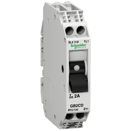 GB2CD05 – TeSys GB2 thermal magnetic circuit protector, 1 P   N, 0.5 A, Id = 6.6 A