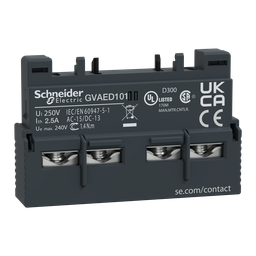 GVAED101 – TeSys Deca – auxiliary contact block – 2 NO