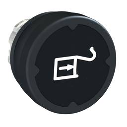 ZB4BC28015 – Head for push button, Harmony XB4, push button harsh environment, black, with marking type H015