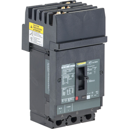 HJA360206 – Circuit breaker, PowerPacT H, 20A, 3 pole, 600VAC, 25kA, I-Line, thermal magnetic, 80%, CBA