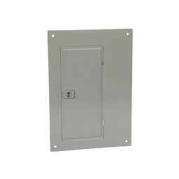 QOC20UFWG – Replacement cover, QO, for 20 space load center, flush, wide gutter, gray