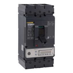 LDF36600U53X – Circuit breaker, PowerPacT L, 600A, 3 pole, 600VAC, 14kA, busbar, MicroLogic 5.3E, 80%