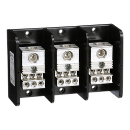 9080LBA365106 – Power distribution block, Linergy, 3 pole, 1 line, 6 load, 380A Cu, 310A Al, 600V