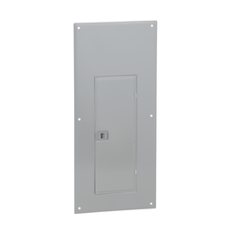 QOC40UF – Replacement cover, QO, for 40 space load center, flush, gray