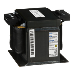 9070T1000D3 – Transformer, Type T, industrial control, 1000VA, 1 phase, 208V primary, 120V secondary, 115C rise