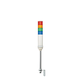 XVC6M4 – Complete pre wired monolithic tower light, Harmony XVC, plastic, red orange green blue, 60mm, tube mounting, steady, IP23, 100…240V AC