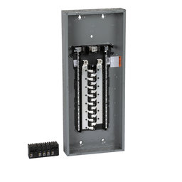 HOM3060L225PGCVP – Load center, Homeline, 1 phase, 30 spaces, 60 circuits, 225A convertible main lugs, PoN, NEMA1, gnd bar, value pack