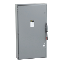 H325R – Safety switch, heavy duty, fusible, 400A, 3 pole, 125hp, 240VAC/250VDC, NEMA 3R