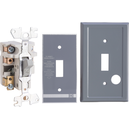 2510FF2 – Manual Starter, fractional horsepower, 16A, 2 poles, 1 HP at 277 VAC, toggle operated, no indicator, NEMA 1 flush mount