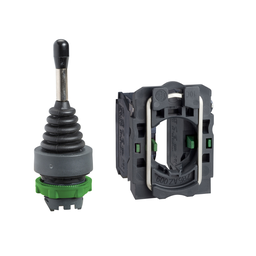 XD5PA12 – Joystick controller, Harmony XB5, 22mm, 2 direction, stay put, 1NO per direction