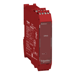 XPSMCMER0002 – expansion module, Modicon MCM, 2 safety relay outputs, screw