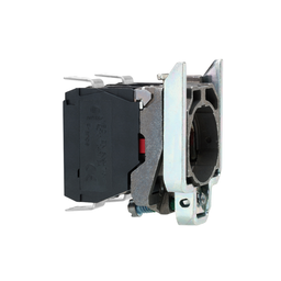 ZB4BZ1033 – Harmony complete body/contact, body for push buttons or selector switches, XB6, single contact block with body/fixing collar 2 NO faston connector