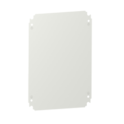 NSYMM43WH – Mounting plate – enclosure H400xW300mm – polyester powder over galvanised sheet