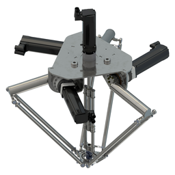 VRKP2S0RNC00000 – Delta 3 robot, P2, 3-4 axis, 15 kg permissible load, 0-800 mm working envelop