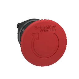 ZB4BS8447 – Emergency stop head, Harmony XB4, switching off, black metal, red mushroom 40mm, 22mm, trigger latching turn to release