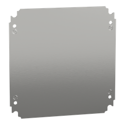 NSYMM33 – Plain mounting plate H300xW300mm made of galvanised sheet steel
