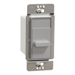 SQR31103GY – Fan speed controller, X Series, slide, single pole, 1 way, gray, matte finish