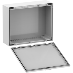 NSYPLM810G – Landscape (Horizontal) enclosure polyester monobloc IP66 H852xW1056xD350mm