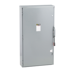HU365R – Safety switch, heavy duty, non fusible, 400A, 3 wire, 3 pole, 350hp, 600VAC/DC, NEMA 3R