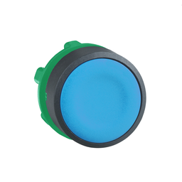 ZB5AA6 – Head for non illuminated push button, Harmony XB5, plastic, flush, blue, 22mm, spring return, unmarked