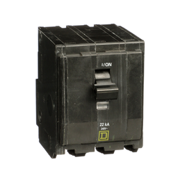 QO315VH – Mini circuit breaker, QO, 15A, 3 pole, 120/240VAC, 22kA, plug in