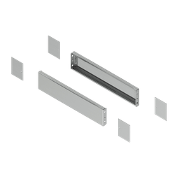 NSYSPSX4100H – PanelSeT – side plinth – H100 D400 stainless steel 316L
