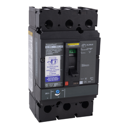 JLP36200SA – Circuit breaker, PowerPacT J, 200A, 3 pole, 600VAC, 50kA, lugs, thermal magnetic, 80%, shunt