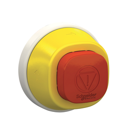 ZB5AS84W00 – Antimicrobial Emergency stop head, Harmony XB5, plastic, red, 22mm, trigger latching turn to release, red