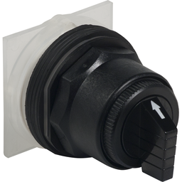 9001SKS52B – Head for selector switch, Harmony 9001SK, plastic, standard handle, black, 30mm, 3 positions, return both sides to center, cam code 2
