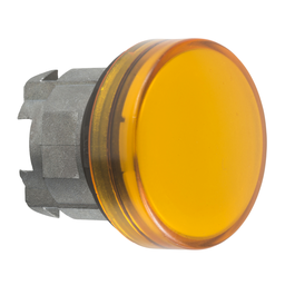 ZB4BV05 – Head for pilot light, Harmony XB4, metal, orange, 22mm, plain lens for BA9s bulb