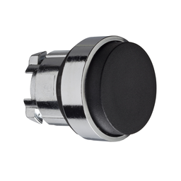 ZB4BH2 – Head for non illuminated push button, Harmony XB4, black projecting pushbutton 22mm push unmarked