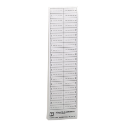 LSDL – Load center accessory, QO, directory label, 1 thru 42