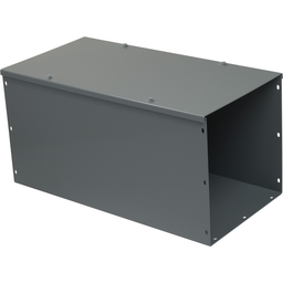 LDB122 – Wireway, Square-Duct, 12 inch by 12 inch, 2 feet long, hinged cover, N1 paint, NEMA 1