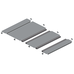 NSYEC6122 – Two entries cable gland plate, PanelSeT SFN, PanelSeT SF, for electrical enclosure W600 D1200mm, fixed by clips