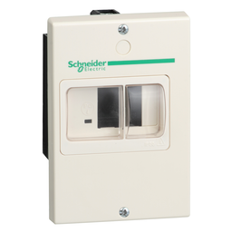 GV2MP04 – Reduced flush mounting enclosure, for TeSys GV2ME motor starter, IP55