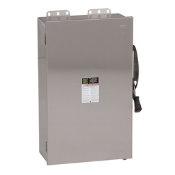 HU664DS – Safety switch, heavy duty, non fusible, 200A, 6 pole, 150hp, 600VAC/DC, NEMA 4, 4X, 5, 304 steel