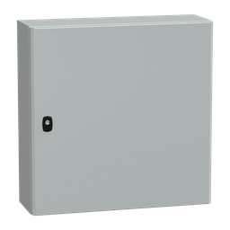 NSYS3D6620 – Wall mounted steel enclosure, PanelSeT S3D, plain door, without mounting plate, 600x600x200mm, IP66, IK10