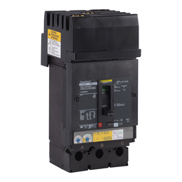 JJA36250M75 – Motor circuit protector, PowerPacT J, 250A, 3 pole, 600VAC, 25kA, I-Line, thermal magnetic, 80%, ABC