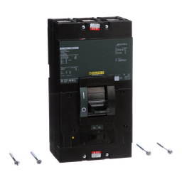 LHL36400 – Circuit breaker, LH, 400A, 3 pole, 600VAC, 25kA, 250VDC, 50kA, lugs, thermal magnetic
