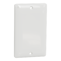 SQWS140001WH – Blank plate, X Series, 1 gang, white, matte finish