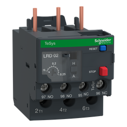 LR3D02 – TeSys Deca thermal overload relays – 0.16…0.25 A – class 10A
