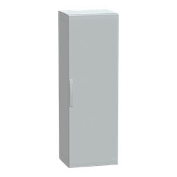 NSYPLA1554G – Floor standing polyester enclosure, Thalassa PLA, plain door, completely sealed, 1500x500x420mm, IP65, IK10