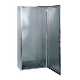 NSYSMX181240H – SMX 316L stainless monobloc enclosure, H1800xW1200xD400mm, Scotch BriteÂ® finish.