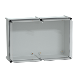 NSYPLS3654AG – PLS box, polyester rear, transparent PC cover IP66 36x54x23cm