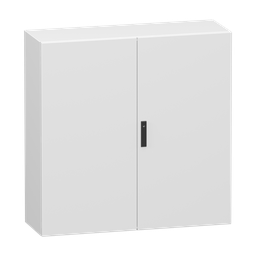 NSYCRN1212400D – Double plain steel door, PanelSeT CRN, without mounting plate, 1200x1200x400mm, IP55, IK10, RAL7035