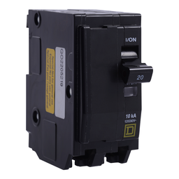 QO2305219 – Mini circuit breaker, QO, 30A, 2 pole, 120/240VAC, 10kA, plug in, high amp lugs