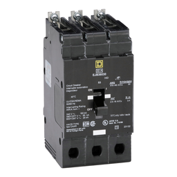 EJB36030 – Mini circuit breaker, E-Frame, 30A, 3 pole, 600Y/347VAC, 100kA max, bolt on