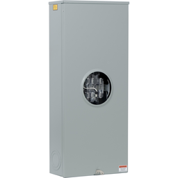 UTH7300T – Meter socket, ringless, 3 phase, 4 wire, 7 jaws, solid top, lever bypass, jaw release