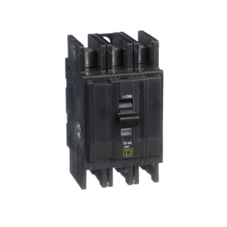 QOUR320 – Mini circuit breaker, QOU, 20A, 3 pole, 240 VAC, 10kA, field reversible lugs